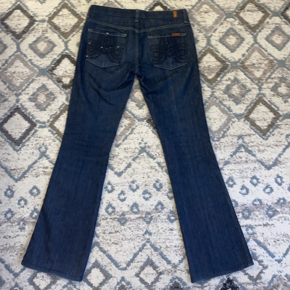Seven 7 for all mankind bootcut low rise jeans sz 29 - Picture 6 of 8